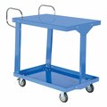 Vestil Easy Access Steel Stock Truck, Steel, 2 Shelves, 1200 lb EASY-A-2436